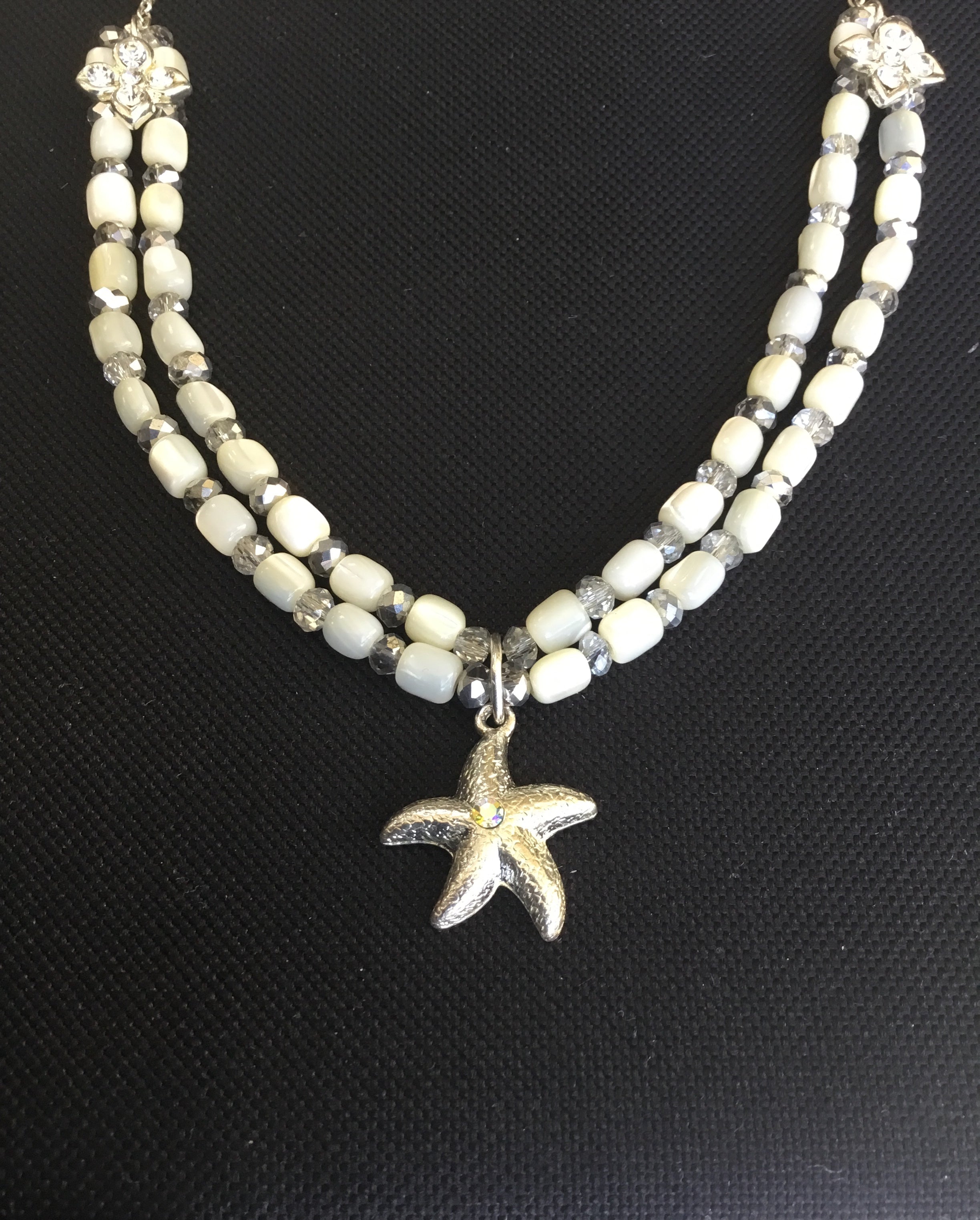 Double Strand Starfish Necklace