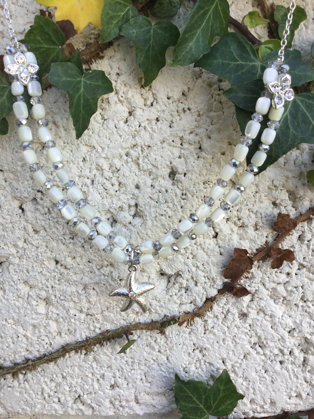 Double Strand Starfish Necklace