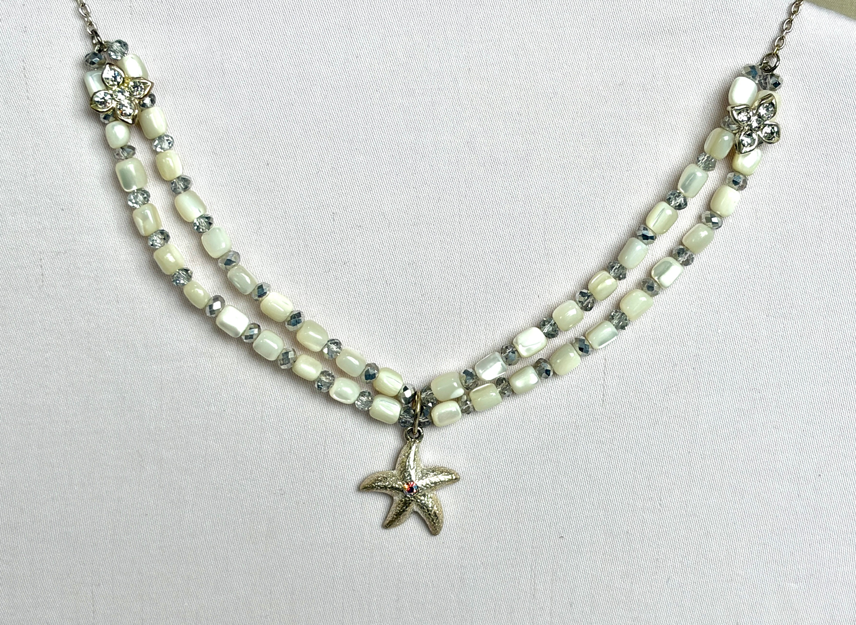 Double Strand Starfish Necklace