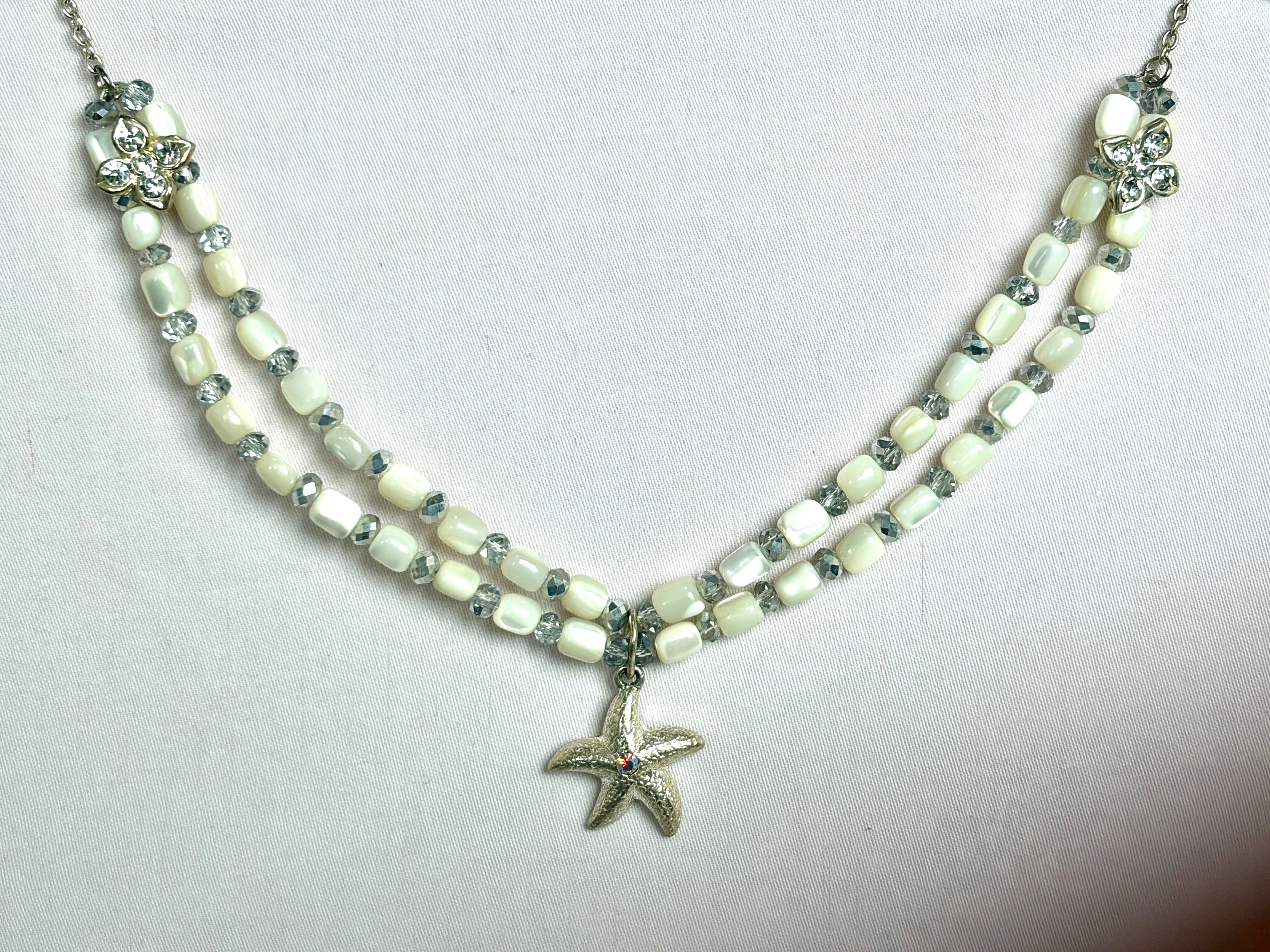 Double Strand Starfish Necklace