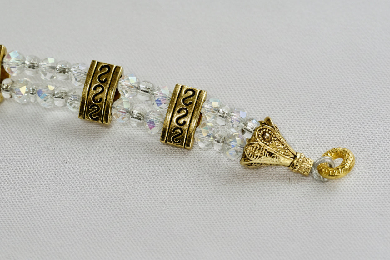 Iridescent Crystal Boho Bracelet