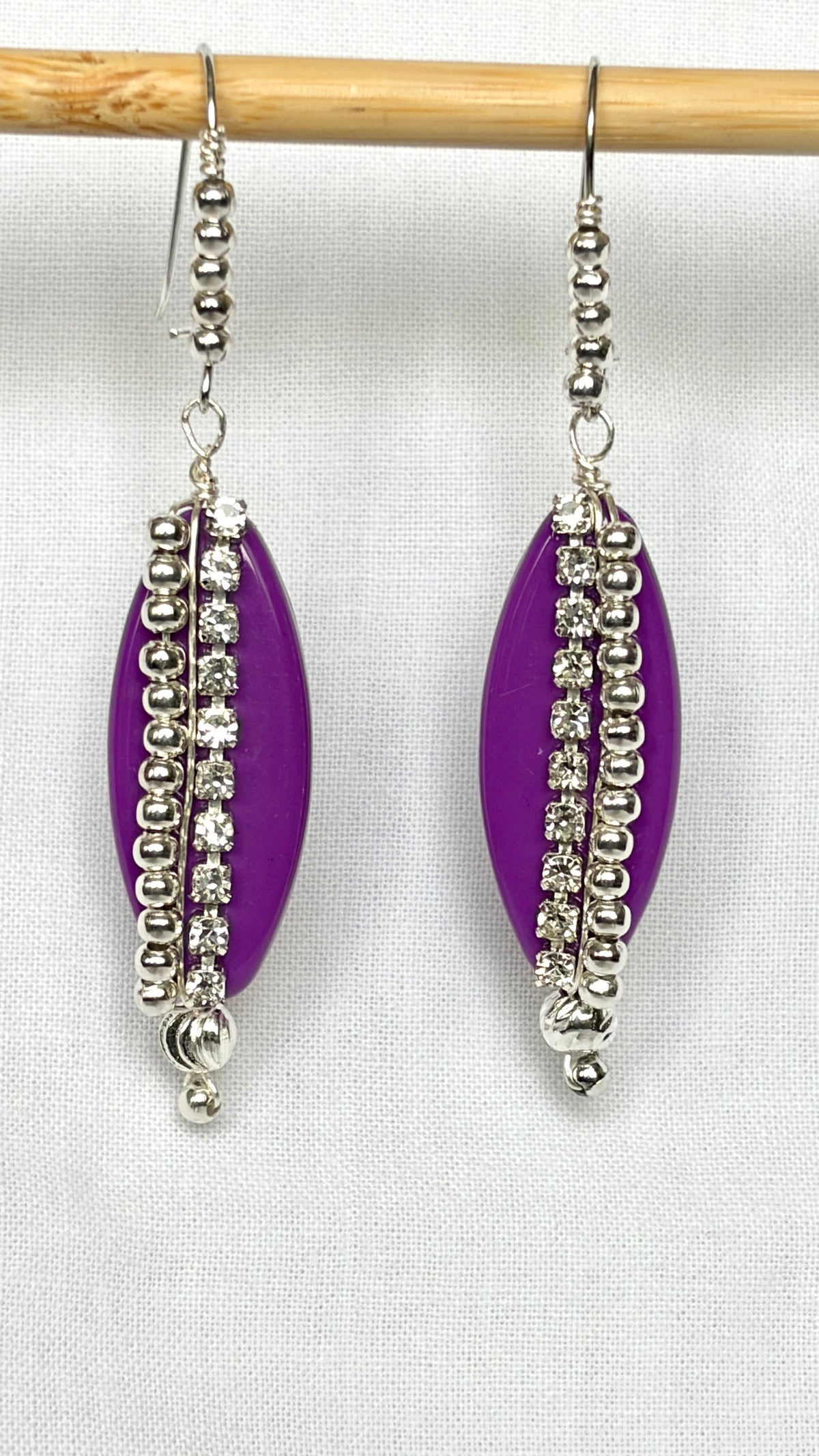 Violet Marquise Drop Earrings