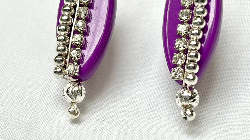 Violet Marquise Drop Earrings