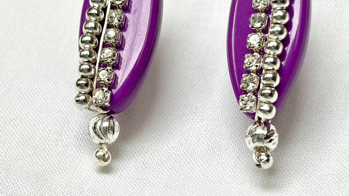 Violet Marquise Drop Earrings